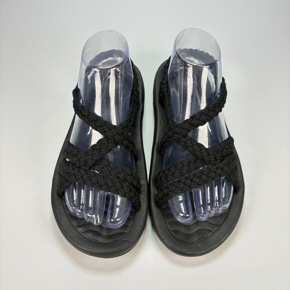 Megnya Black Hiking Arch Support Comfortable Outdoor Sandals Women's Size 8 - Picture 3 of 8